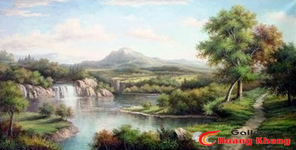 Tranh Núi - Nước - Phong Thuỷ